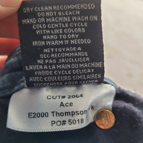 Fidelity SKINNY JEANS ACE THOMPSON SZ 26 - Picture 7 of 16